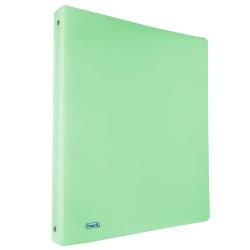 Raccoglitore Pastel - 4 anelli tondi 30 mm - 22 x 30 cm - PP - smeraldo - Favorit