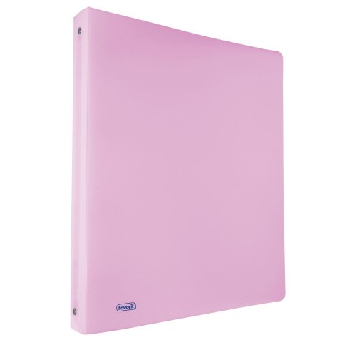 Raccoglitore Pastel - 4 anelli tondi 15 mm - 22 x 30 cm - PP - glicine - Favorit