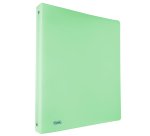 Raccoglitore Pastel - 22 x 30 cm - 4 anelli tondi 15 mm - PP - smeraldo - Favorit
