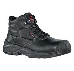 Calzatura di sicurezza Texas UK S3 SRC Rock&roll - pelle grana mina idrorepellente - numero 37 - nero - U-Power