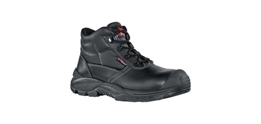Calzatura di sicurezza Texas UK S3 SRC Rock&roll - pelle grana mina idrorepellente - numero 37 - nero - U-Power