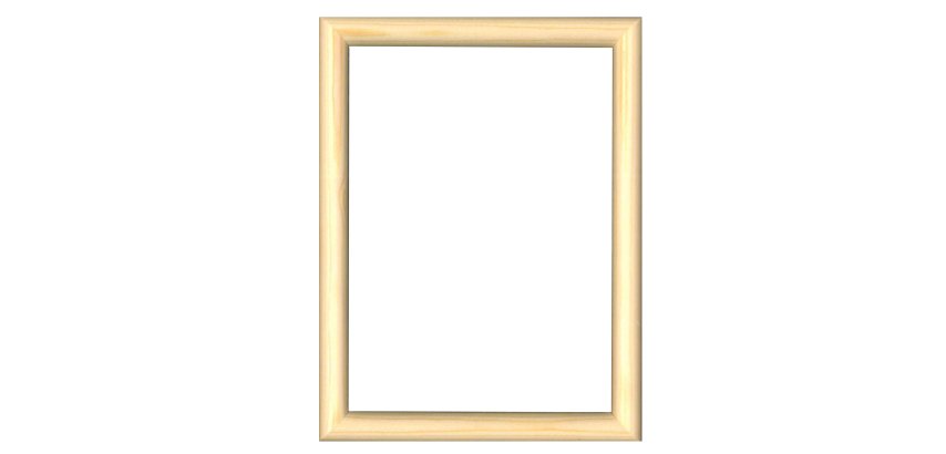 Cornice in legno e crilex - A4 - legno naturale - Methodo