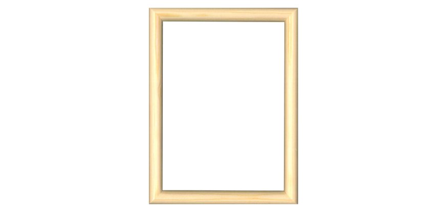 Cornice in legno e crilex - A4 - legno naturale - Methodo