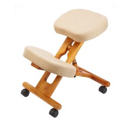 Sgabello ergonomico Minneapolis - bianco - Serena Group