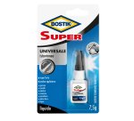 Colla istantanea universale Super - 7,5 gr - trasparente - Bostik