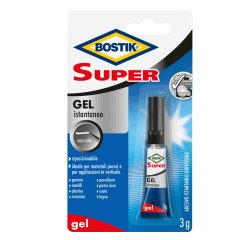 Colla istantanea universale - Ultra Rapdio Gel - 3 gr - trasparente - Bostik