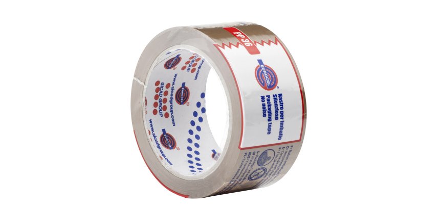 Nastro adesivo PP36NN - termo singolo - 5 cm x 66 m - avana - Eurocel