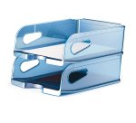 ARDA TR18MAXBL desk tray/organizer Plastic Blue, Transparent