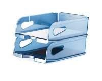 Vaschetta portacorrispondenza - Maxi - 34,5x27,8x11 cm - azzurro - Arda