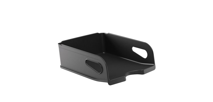 Vaschetta portacorrispondenza - Maxi - 34,5 x 27,8 x 11 cm - nero - Arda