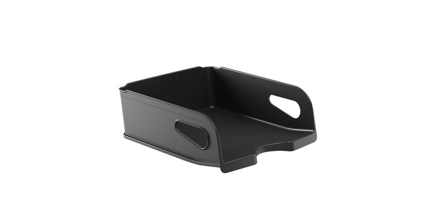 Vaschetta portacorrispondenza - Maxi - 34,5 x 27,8 x 11 cm - nero - Arda