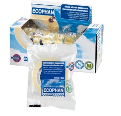 Nastro adesivo Ecophan - in caramella - 1,9 cm x 10 m - trasparente - Eurocel