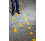 Adesivo da terra - "punto"- diametro 10 cm - Durable - conf. 10 pezzi