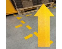 Adesivo da terra - "freccia" - 10 x 20 cm - Durable - conf. 10 pezzi