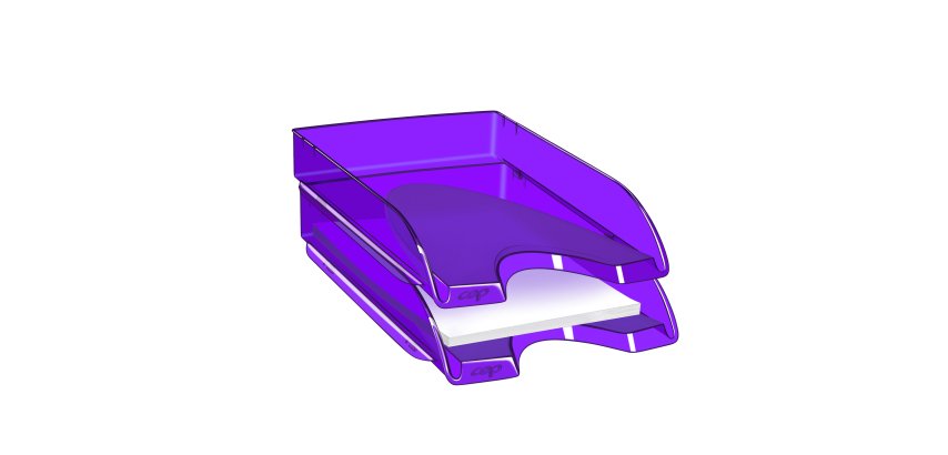 Vaschetta portacorrispondenza 200+H - 34,8 x 25,7 x 6,6 cm - deep purple - Cep