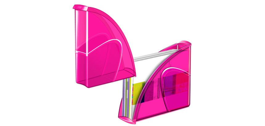 Portariviste 674+H - 27 x 8,5 x 31 cm - indian pink - Cep