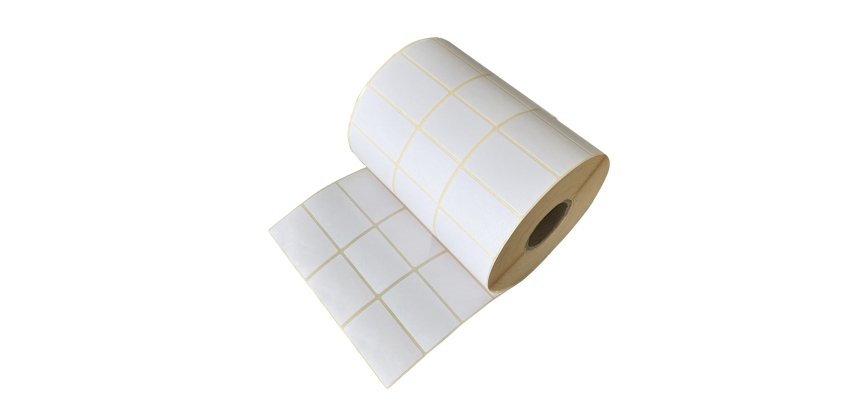 Etichette per trasferimento termico diretto - 3 piste - 30 x 20 mm - Printex - rotolo da 9000 pezzi