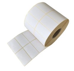 Etichette per trasferimento termico diretto - 2 piste - 40 x 21 mm - Printex - rotolo da 5000 pezzi