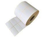 Etichette per trasferimento termico diretto - 2 piste - 50 x 30 mm - Printex - rotolo da 5000 pezzi