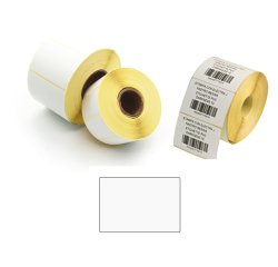 Etichette per trasferimento termico diretto - 1 pista - 58 x 43 mm - Printex - rotolo da 1000 pezzi