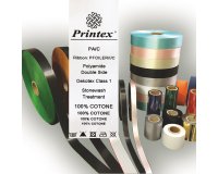 Nastro in tessuto - per trasferimento termico - 30 mm - Printex - rotolo da 50 m
