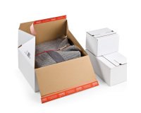 Scatola e-commerce - per spedizioni - 38,9 x 32,4 x 32 cm - cartone - bianco - ColomPac