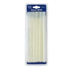 Colla termofusibile - in stick - lunghezza 20 cm - diametro 1,1 cm - Iternet - blister da 12 refill (227 gr)
