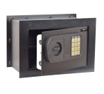 Cassaforte da muro -  serratura elettronica - 33 x 20 x 23 cm - 9 kg - nero - Iternet