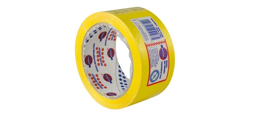 Nastro adesivo PP36NN - 5 cm x 66 m - giallo - Eurocel