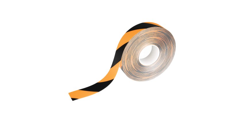 Nastro adesivo DURALINESTRONG 50/07 1726 - permanente - 5 cm x 30 m - giallo/nero - Durable