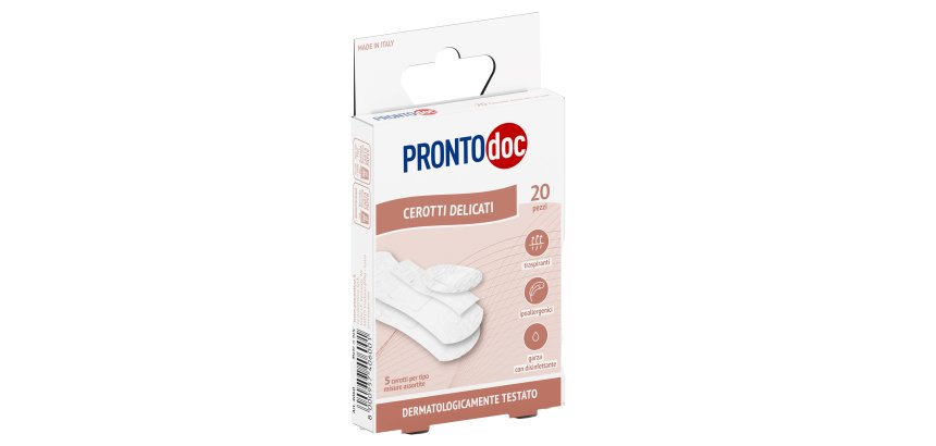 Cerotti delicati assortiti 20 unità