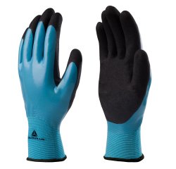 Guanti Deltaplus Wetdry VV636BL in nitrile