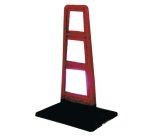 Delineatore stradale - flessibile - inserti rifrangenti - 33 cm