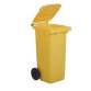 Bidone carrellato - 48x55x93 cm - 120 L - giallo - Mobil Plastic