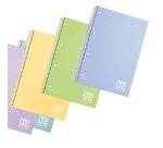 Maxiquaderno One Color Pastel PP - A4+- 5mm - 80 fogli - 80 gr -  c/fori - spiralato - Blasetti