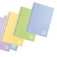 Maxiquaderno One Color Pastel - A4+ - forato -1 rigo - 80 fogli - 80 gr - spiralato - copertina PPL - Blasetti