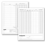 Registro Corrispettivi - 16 pagine numerate - 31 x 24,5 cm - DU1386N0000 - Data Ufficio