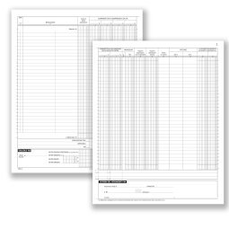 Registro Corrispettivi - 16 pagine numerate - 31 x 24,5 cm - DU1386N0000 - Data Ufficio