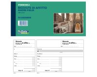 Blocco ricevute/fatture affitto madre-figlia - 100 pagine - 10 x 21,5 cm - DU160200000 - Data Ufficio