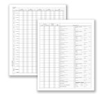 Registro prospetto riepilogativo minori - 8 pagine - 31 x 24,5 cm - DU138510000 - Data Ufficio