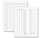 Registro prospetto riepilogativo associazioni sportive - 8 pagine - 31 x 24,5 cm - DU13852S000 - Data Ufficio