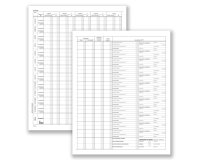 Registro prospetto riepilogativo associazioni sportive - 8 pagine - 31 x 24,5 cm - DU13852S000 - Data Ufficio