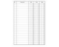 Registro Dare-Avere-Saldo - 96 pagine - 17 x 12 cm - DU133300000 - Data Ufficio