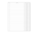 Registro Entrate-Uscite - 100 pagine - 31 x 24,5 cm - DU135800000 - Data Ufficio