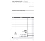 Blocco ricevute B&B/affittacamere - 25/25 - copie autoric. - 16,8 x 10 cm - DU16257B250 - Data Ufficio