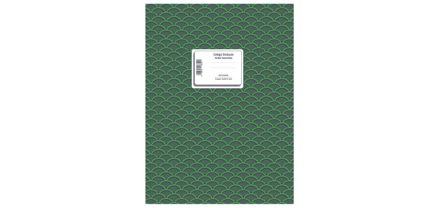 Registro verbali collegio sindacale - 96 pagine - 31 x 24,5 cm - 2207A1200G - Data Ufficio