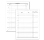 Registro corrispondenza arrivo/partenza - 50 pagine - 31 x 24,5 cm - DU138000000 - Data Ufficio