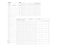 Registro presenze mensili - 48 pagine - 31 x 24,5 cm - DU131301200 - Data Ufficio