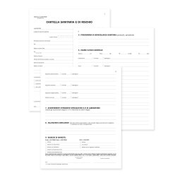 Registro cartella sanitaria di rischio - 34 pagine - 31 x 24,5 cm - DU131910000 - Data Ufficio