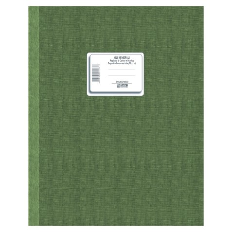 Registro carico/scarico oli minerali - 49 pagine - 31 x 24,5 cm - DU1366A0000 - Data Ufficio